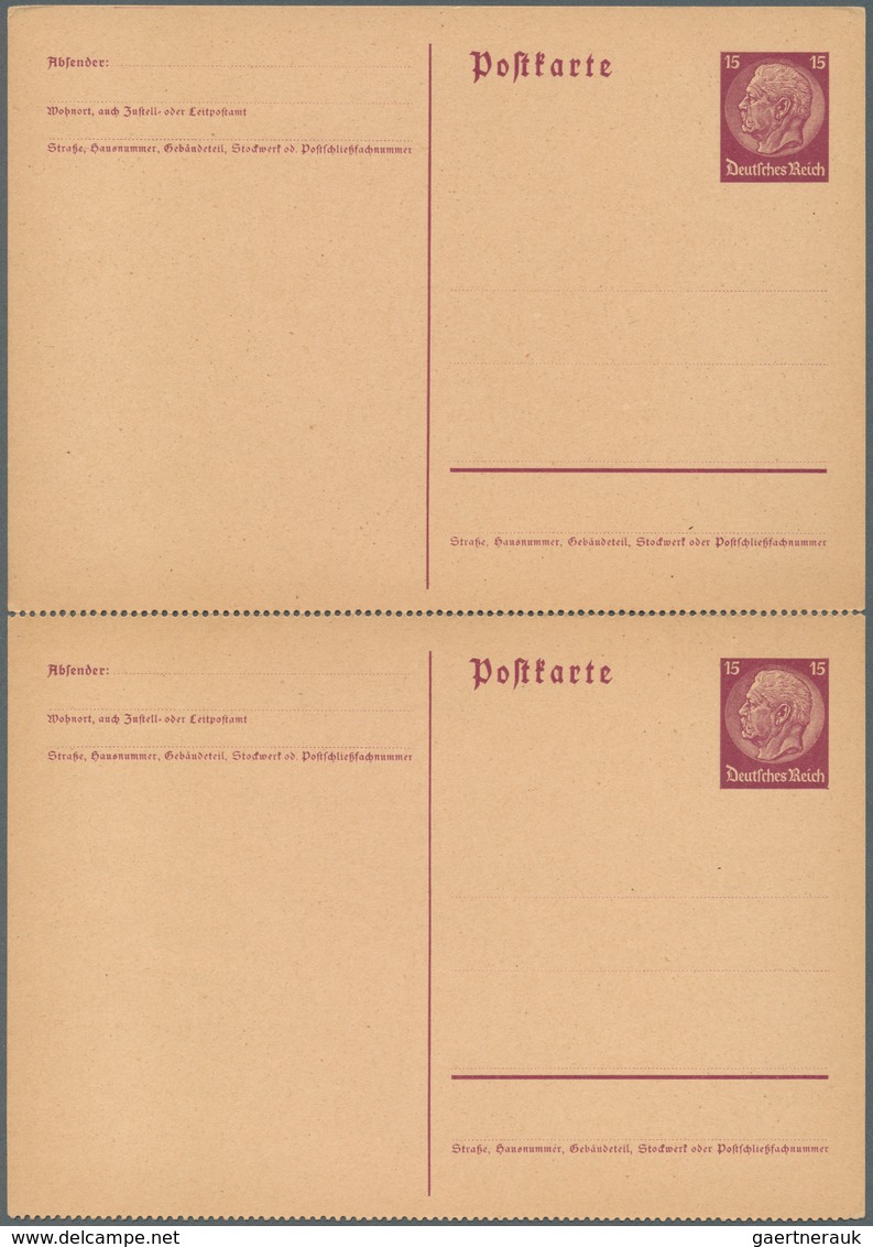 Deutsches Reich - Ganzsachen: 1933/1944, Saubere Sammlung Mit Ca.210 Meist Ungebrauchten Ganzsachen - Other & Unclassified