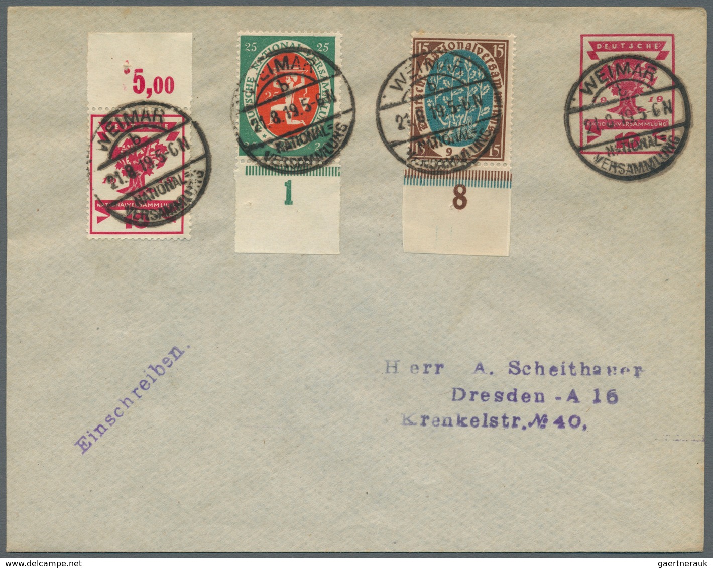 Deutsches Reich - Privatganzsachen: 1900/1923, Ca. 140 Ungebrauchte Und Gebrauchte Privatganzsachen- - Other & Unclassified
