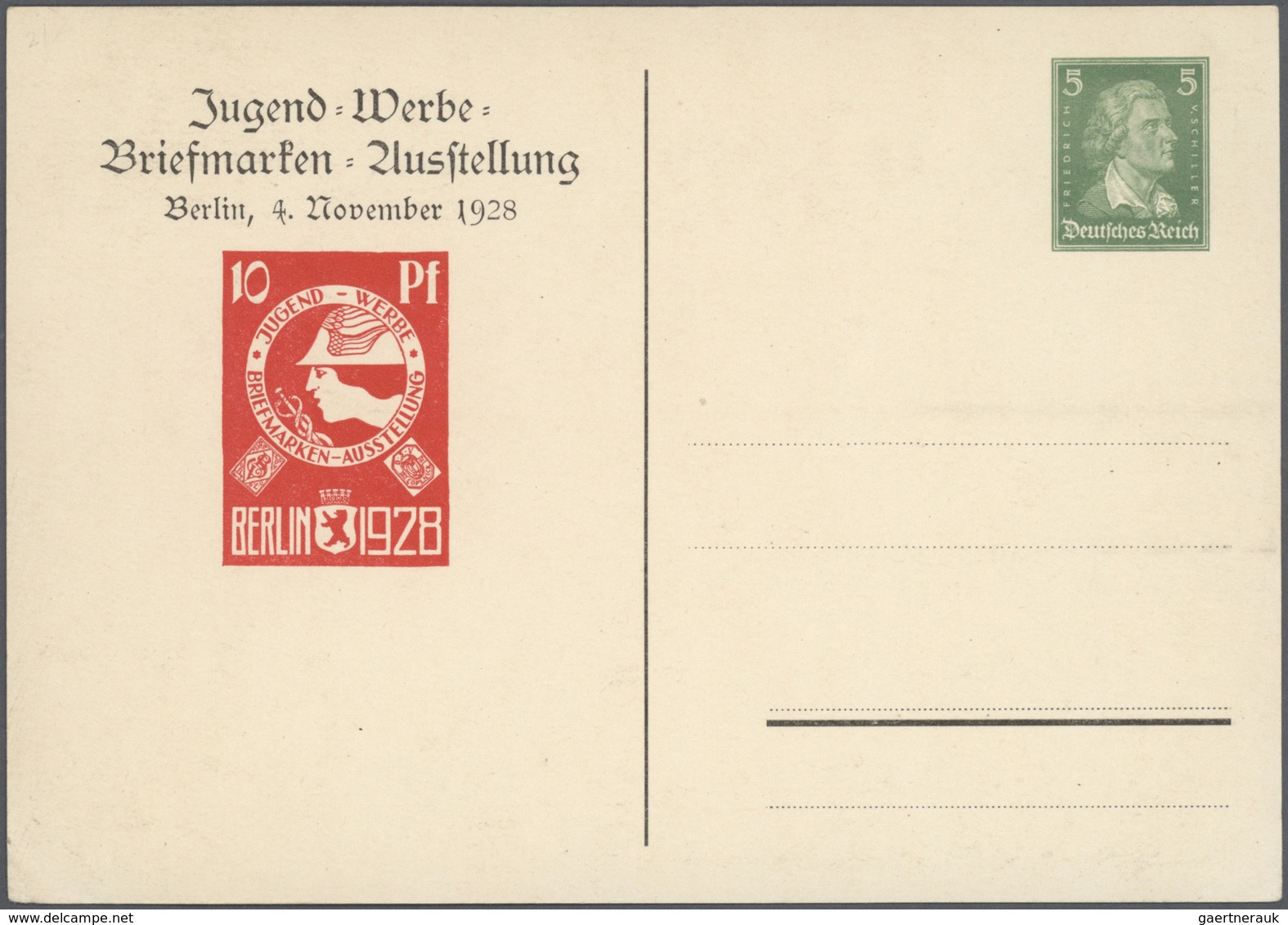 Deutsches Reich - Privatganzsachen: 1910/1932, umfangreiche Sammlung "Privatganzsachenkarten" mit ca