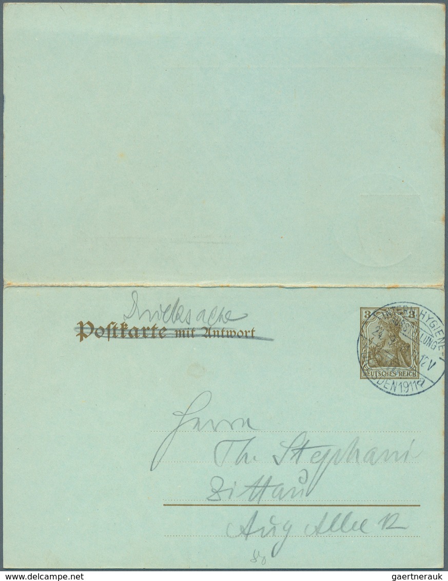 Deutsches Reich - Stempel: 1902/1914, 150 Ganzschenkarten Und -kartenbriefe Meist Ausgabe 1902 Mit D - Franking Machines (EMA)