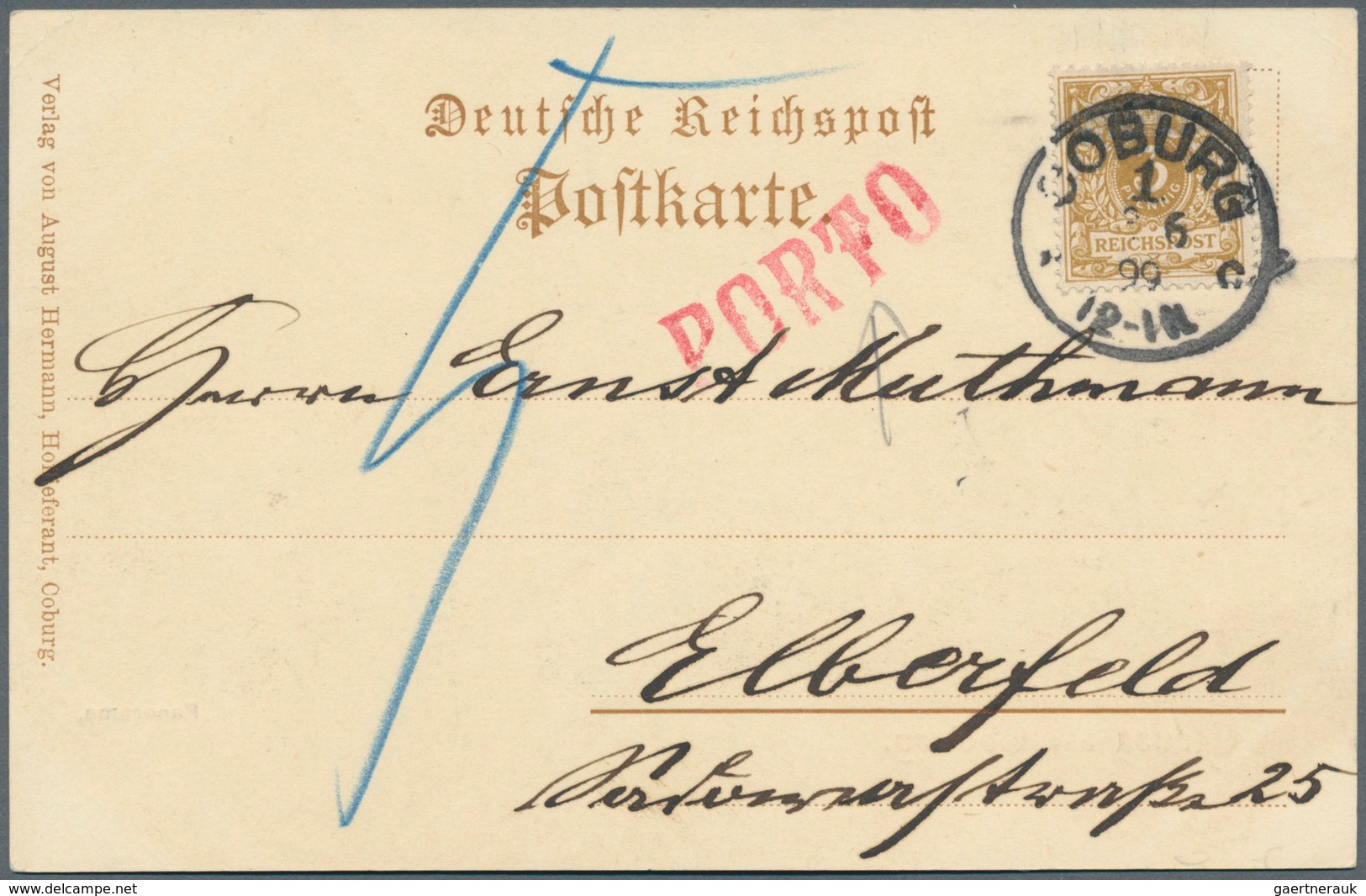 Deutsches Reich - Besonderheiten: 1890/1930, Partie Mit 65 Belegen Mit PORTO Stempeln In Verschieden - Sonstige & Ohne Zuordnung