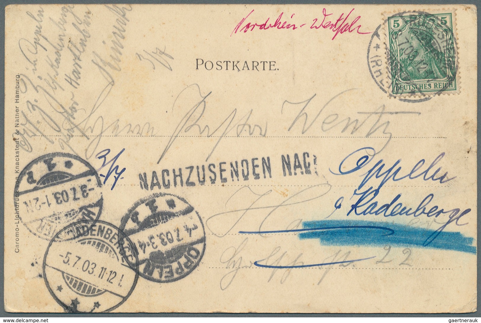 Deutsches Reich - Besonderheiten: 1893/1940, NACHSENDUNG, Krone/Adler bis Hindenburg, 55 Belege mit