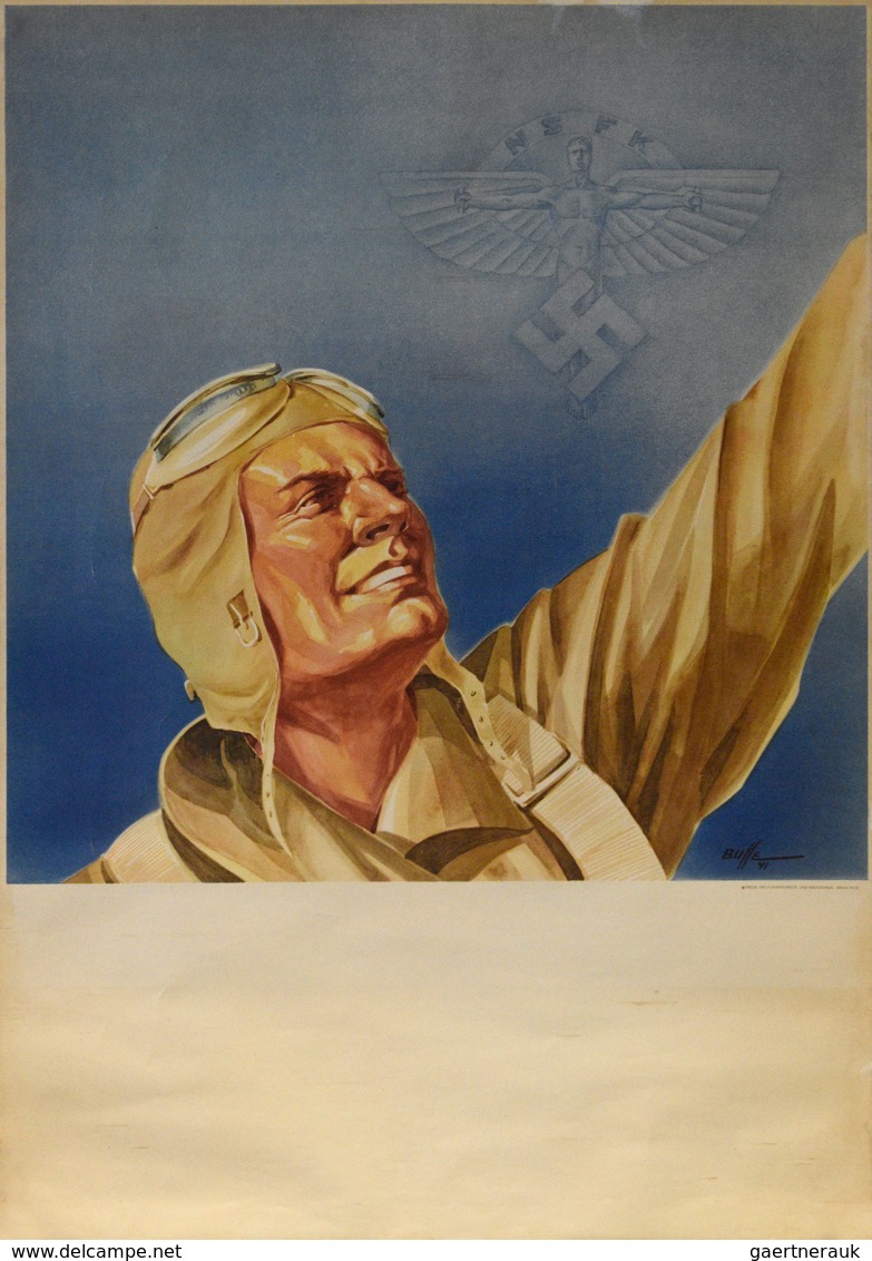 Deutsches Reich - Besonderheiten: 1941, Original Plakat Des NSFK (Nationalsozialistisches Fliegerkor - Sonstige & Ohne Zuordnung