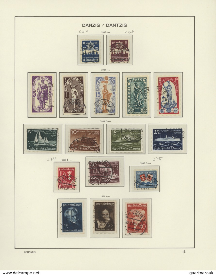 Deutsches Reich - Nebengebiete: 1914/1945, Gestempelte Und Teils Auch Postfrisch/ungebrauchte Sammlu - Collections