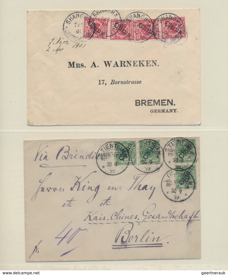 Deutsche Auslandspostämter + Kolonien: 1870/1919 (ca.), umfassende, vielseitig besetzte und sehr ind