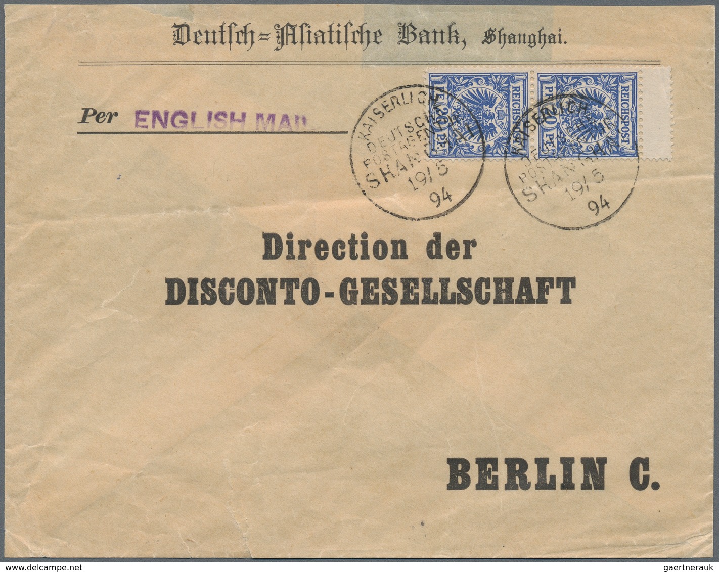 Deutsche Auslandspostämter + Kolonien: 1872/1916 (ca.), Schöne Zusammenstellung Von Marken (dabei Vo - Other & Unclassified