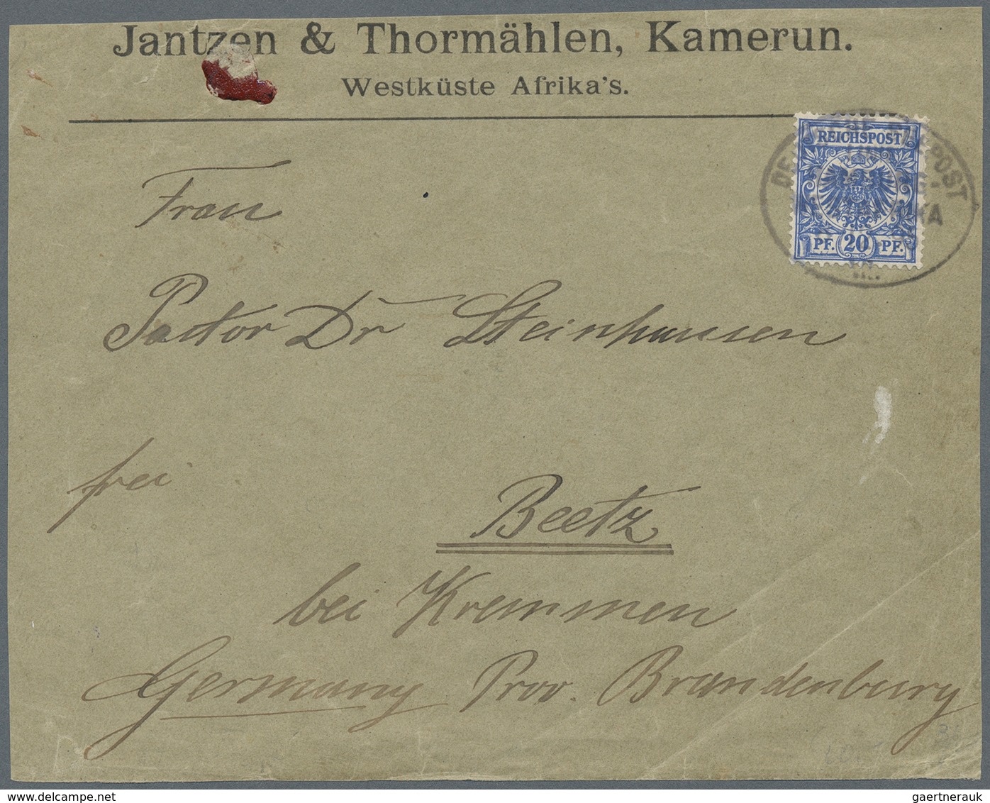 Deutsche Auslandspostämter + Kolonien: 1872/1916 (ca.), Schöne Zusammenstellung Von Marken (dabei Vo - Other & Unclassified