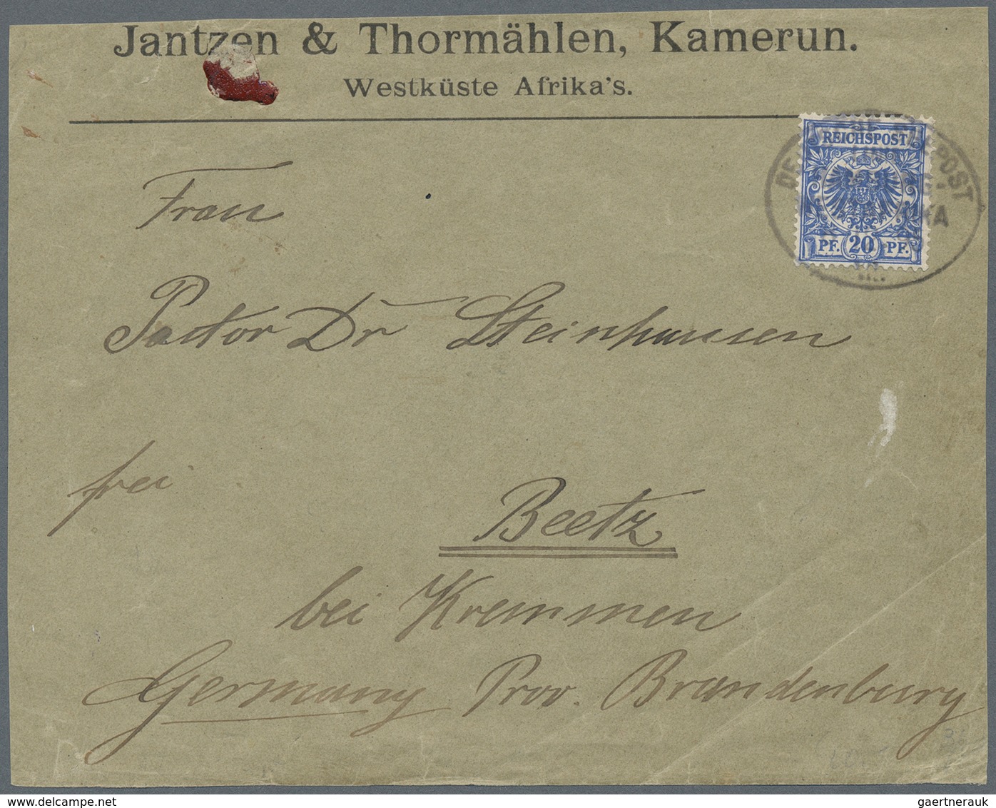 Deutsche Auslandspostämter + Kolonien: 1872/1916 (ca.), Schöne Zusammenstellung Von Marken (dabei Vo - Sonstige & Ohne Zuordnung