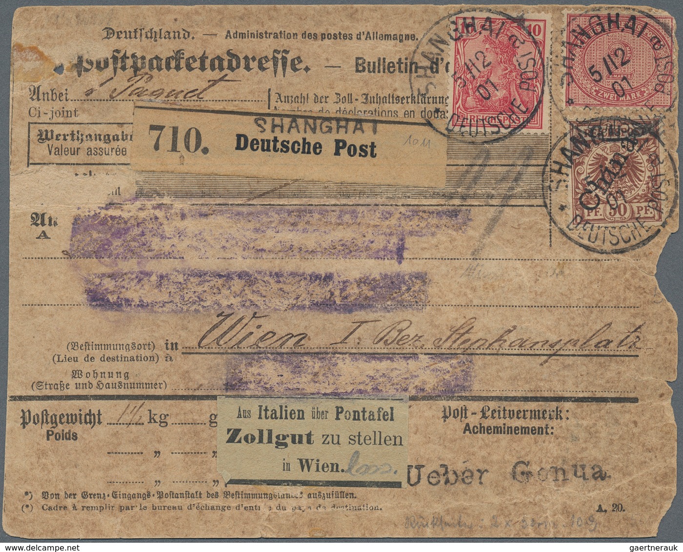 Deutsche Auslandspostämter + Kolonien: 1883/1916, Vielseitiger Bestand Von über 60 Belegen Der Dt. A - Autres & Non Classés