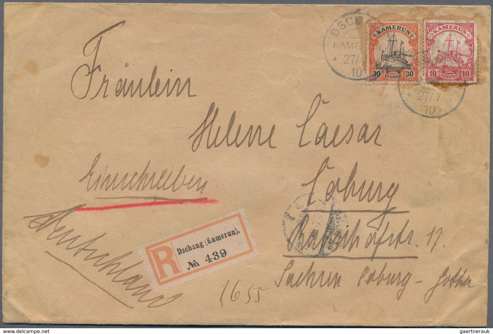 Deutsche Auslandspostämter + Kolonien: 1900/1911, Ca. 25 Briefe, Karten Und Ganzsachen, Dabei Intere - Other & Unclassified