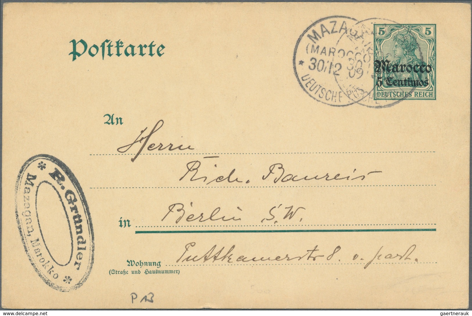 Deutsche Auslandspostämter: 1895 - 1915 (ca.), Sammlung Von 115 Ganzsachen, Meist Ungebraucht, Dabei - Other & Unclassified