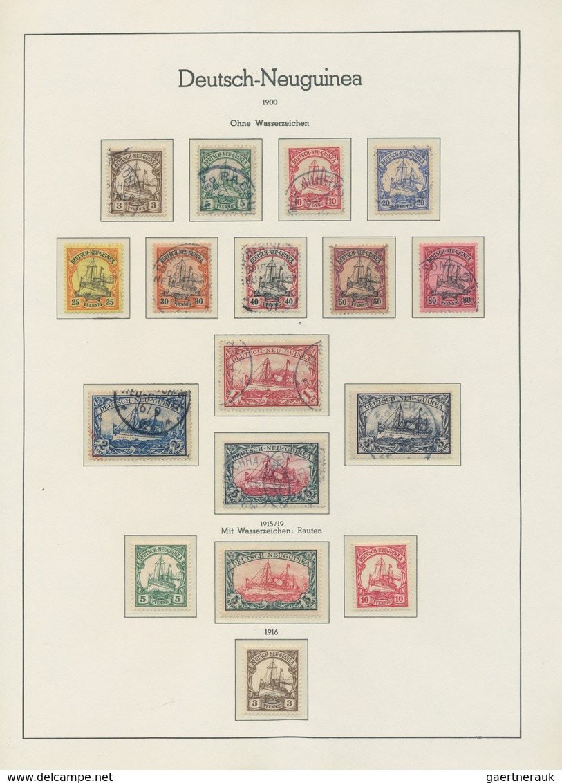 Deutsche Kolonien: 1884/1919 (ca.), CHINA Bis TOGO, Sauber Gest. Sammlung Im Vordruck-Album, Bis Auf - Sonstige & Ohne Zuordnung