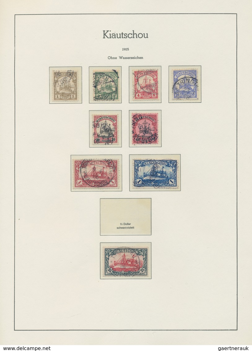 Deutsche Kolonien: 1884/1919 (ca.), CHINA Bis TOGO, Sauber Gest. Sammlung Im Vordruck-Album, Bis Auf - Other & Unclassified
