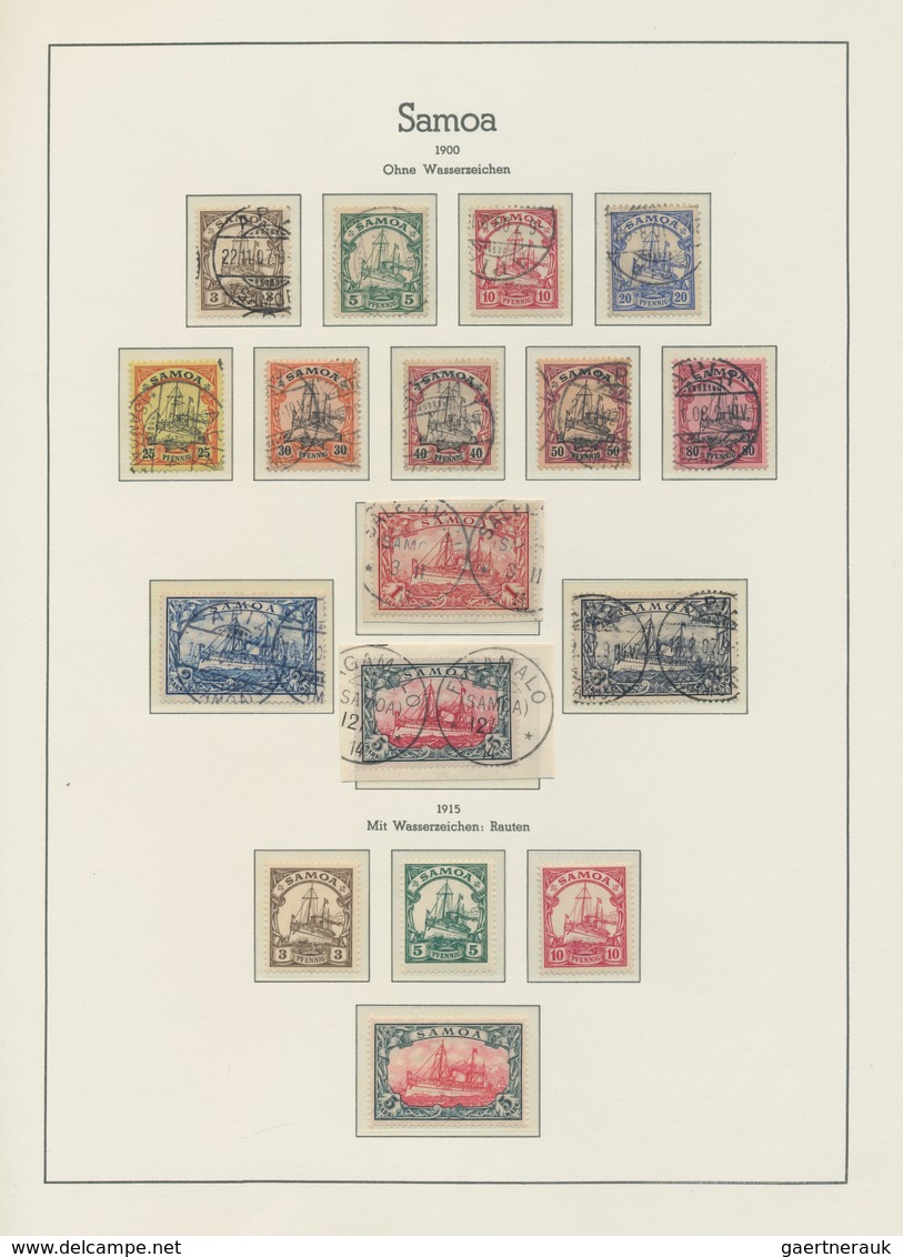 Deutsche Kolonien: 1884/1919 (ca.), CHINA Bis TOGO, Sauber Gest. Sammlung Im Vordruck-Album, Bis Auf - Sonstige & Ohne Zuordnung