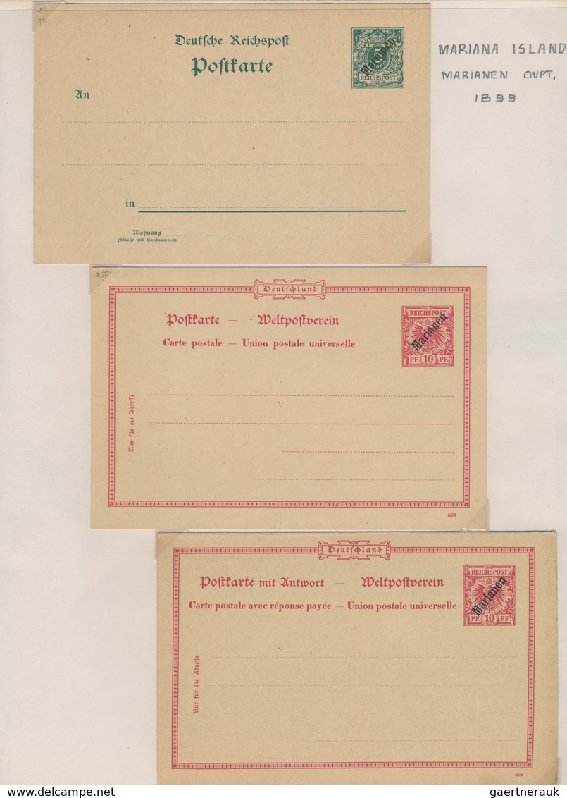 Deutsche Kolonien: 1892/1917 Sammlung Von Ca. 276 Fast Ausschliesslich Ungebrauchten Ganzsachenkarte - Other & Unclassified