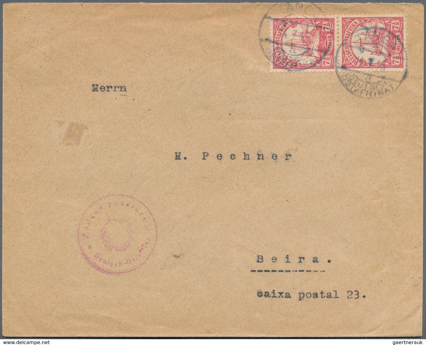 Deutsch-Ostafrika: 1892/1916, Interessanter Posten Mit Fast 60 Briefen Und Karten, Dabei U.a. Besser - Deutsch-Ostafrika