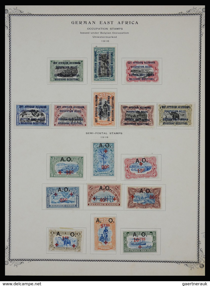 Deutsch-Ostafrika: 1893-1918: Mostly Mint Hinged Collection German East Africa  1893-1918 On Albumpa - German East Africa