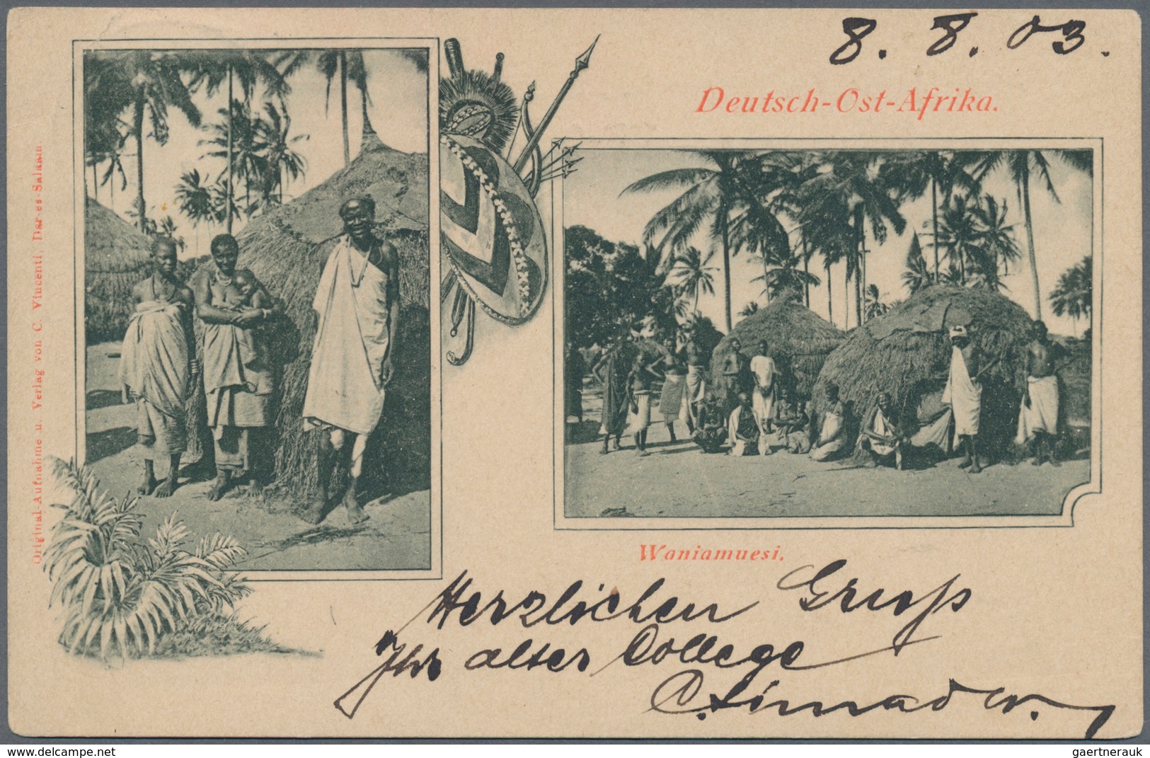 Deutsch-Ostafrika: 1896/1913, Ca. 30 Gebrauchte Ansichtskarten Mit Besseren Ansichten Und Interessan - German East Africa