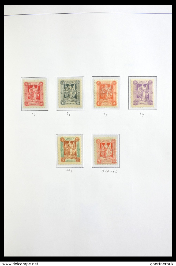 Deutsche Abstimmungsgebiete: 1919-1920: Specialised, MNH, mint hinged and used collection german ter
