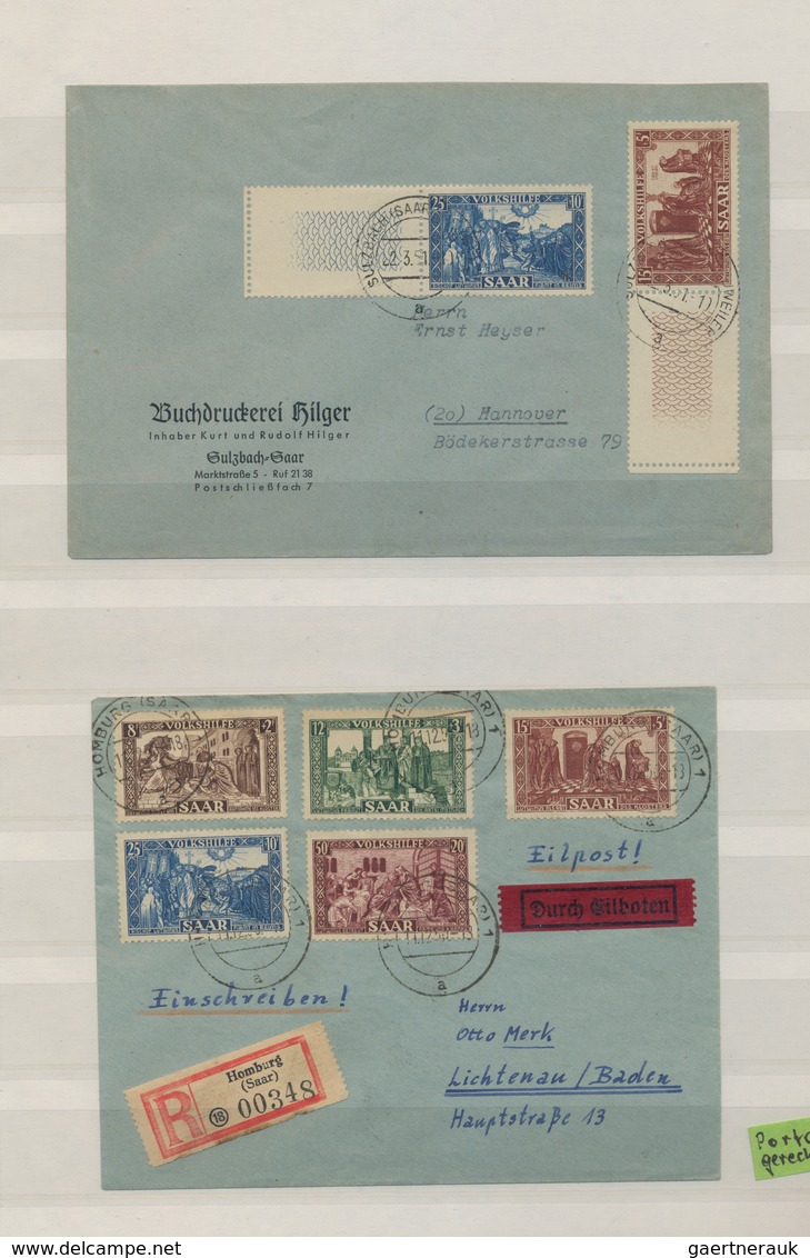 Deutsche Abstimmungsgebiete: Saargebiet: 1926/1956, parallel in beiden Erhaltungen geführte Sammlung