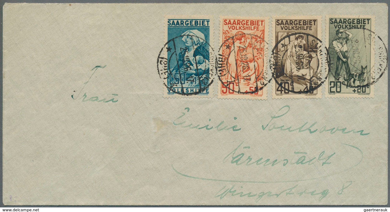 Deutsche Abstimmungsgebiete: Saargebiet - Ganzsachen: 1920/1934, Ca. 90 Briefe Und Karten Mit Einzel - Postal Stationery