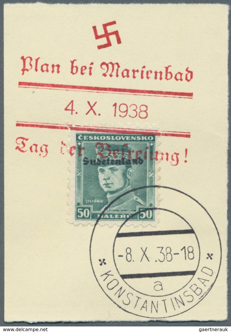 Deutsche Besetzung II. WK: Ab 1935 (ca). Lot Von 242 Belegen Mit Briefen Und Marken. Dabei Spannende - Occupation 1938-45