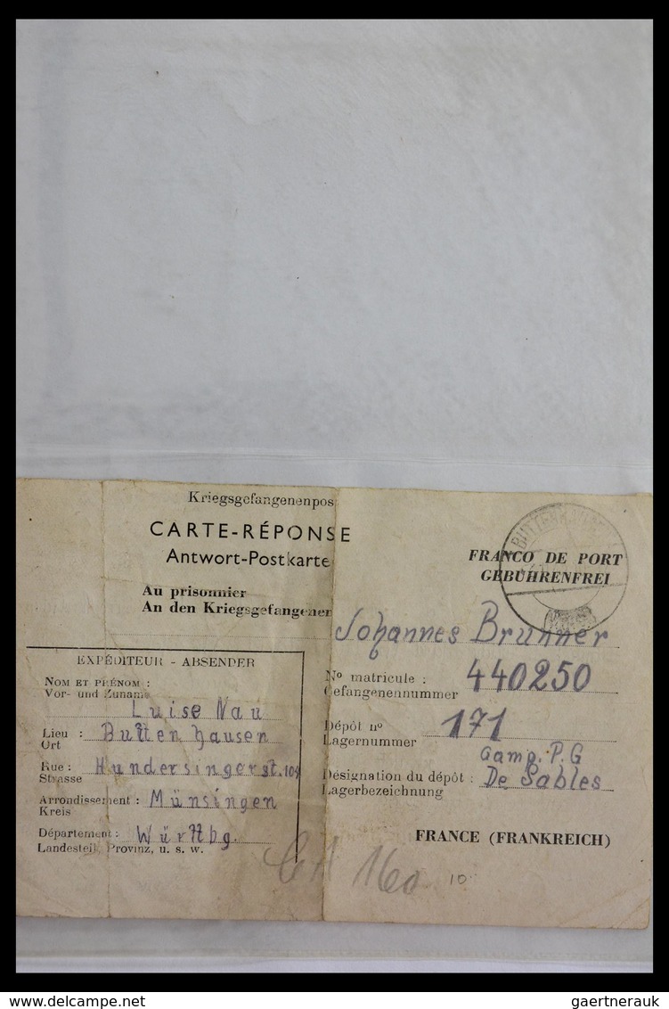 Kriegsgefangenen-Lagerpost: Fantastic Lot Of Over 1000 Covers And Cards, Prisoner Of War, Red Cross, - Other & Unclassified