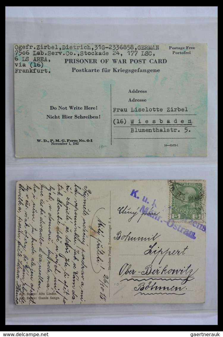 Kriegsgefangenen-Lagerpost: Fantastic lot of over 1000 covers and cards, Prisoner of War, Red Cross,