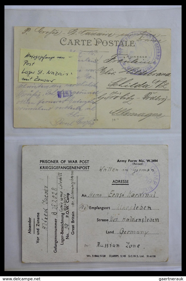 Kriegsgefangenen-Lagerpost: Fantastic lot of over 1000 covers and cards, Prisoner of War, Red Cross,