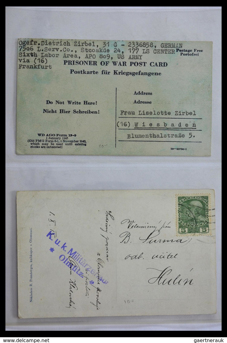 Kriegsgefangenen-Lagerpost: Fantastic lot of over 1000 covers and cards, Prisoner of War, Red Cross,