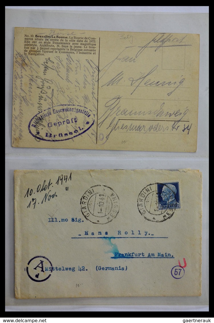 Kriegsgefangenen-Lagerpost: Fantastic lot of over 1000 covers and cards, Prisoner of War, Red Cross,