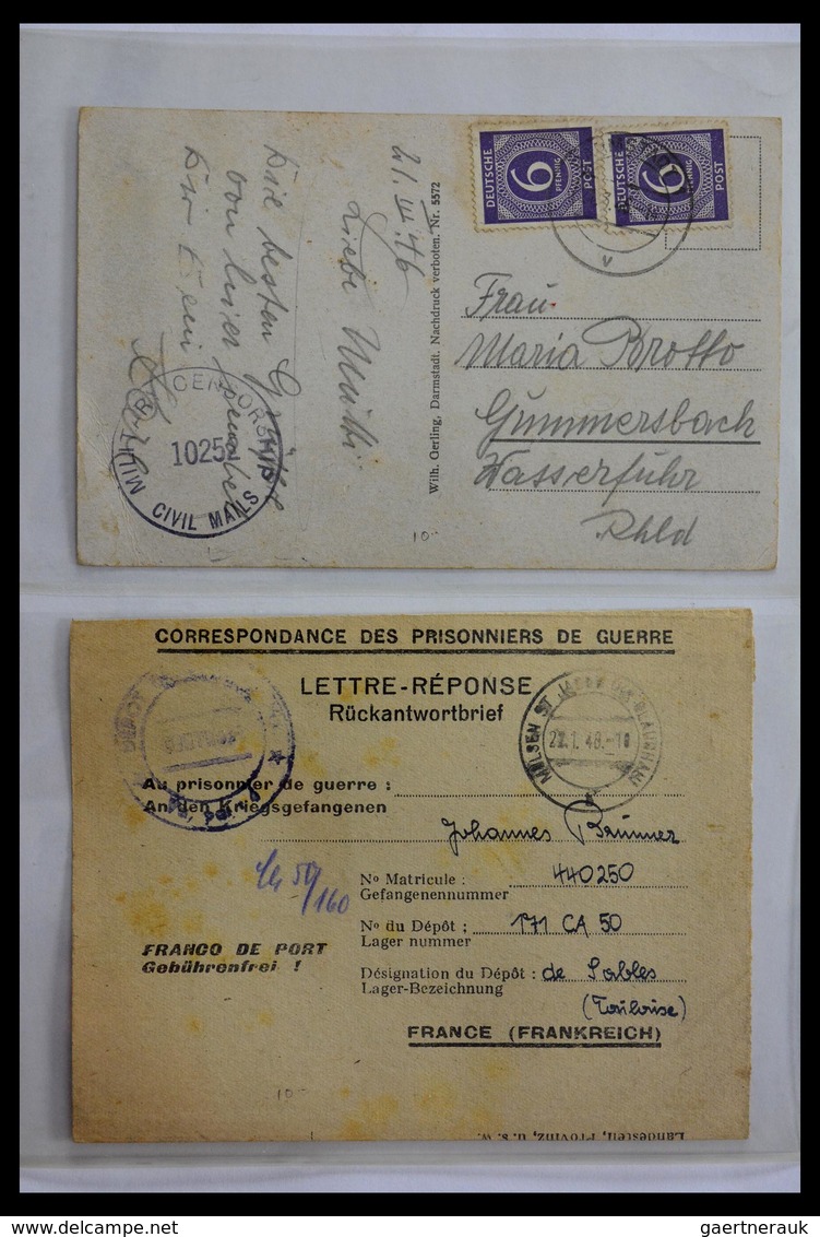 Kriegsgefangenen-Lagerpost: Fantastic lot of over 1000 covers and cards, Prisoner of War, Red Cross,