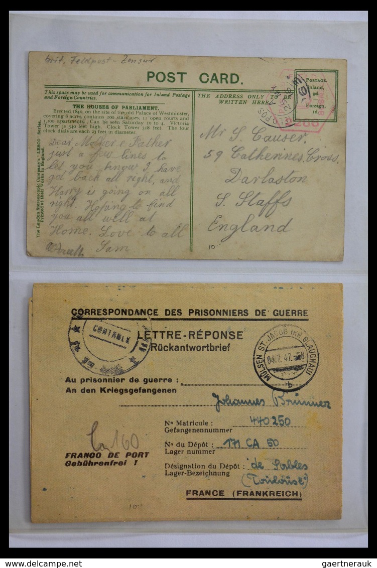 Kriegsgefangenen-Lagerpost: Fantastic lot of over 1000 covers and cards, Prisoner of War, Red Cross,