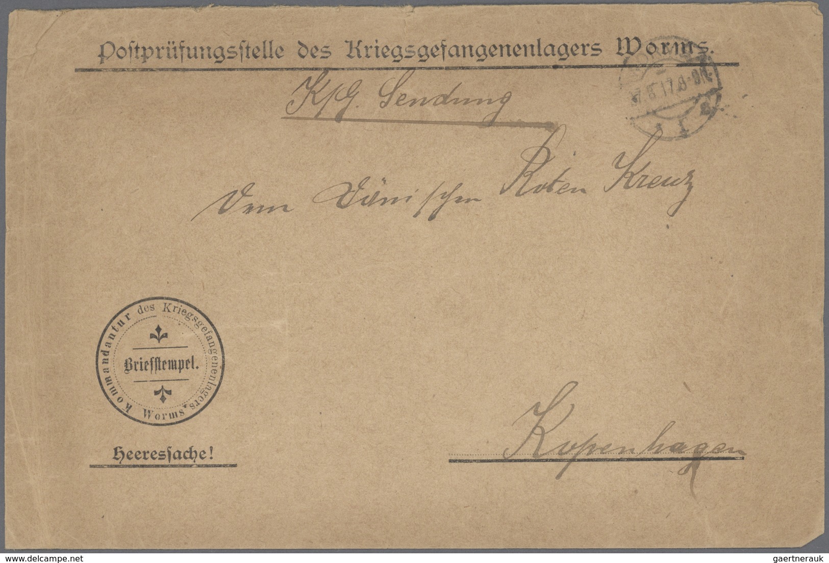 Kriegsgefangenen-Lagerpost: 1914/1918, Einige Hundert Briefe Und Karten Im Alten, Selbstgefertigtem - Other & Unclassified