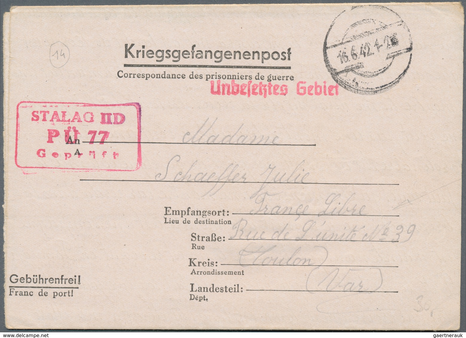 Kriegsgefangenen-Lagerpost: 1940/1970 (ca.), Partie Von Ca. 353 Belegen, Dabei Auch Ganzsachen, Ansi - Sonstige & Ohne Zuordnung