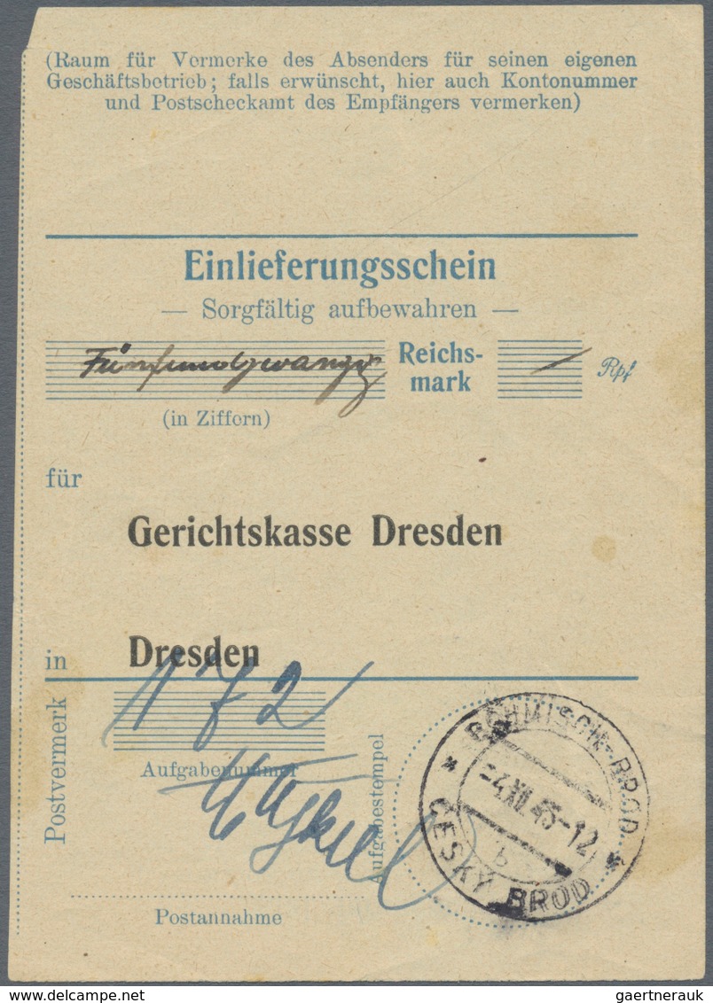 KZ-Post: 1941-1944, Sammlung Mit über 80 Briefen, Belegen Und Briefstücken Von Oder In Lager, Dabei - Briefe U. Dokumente