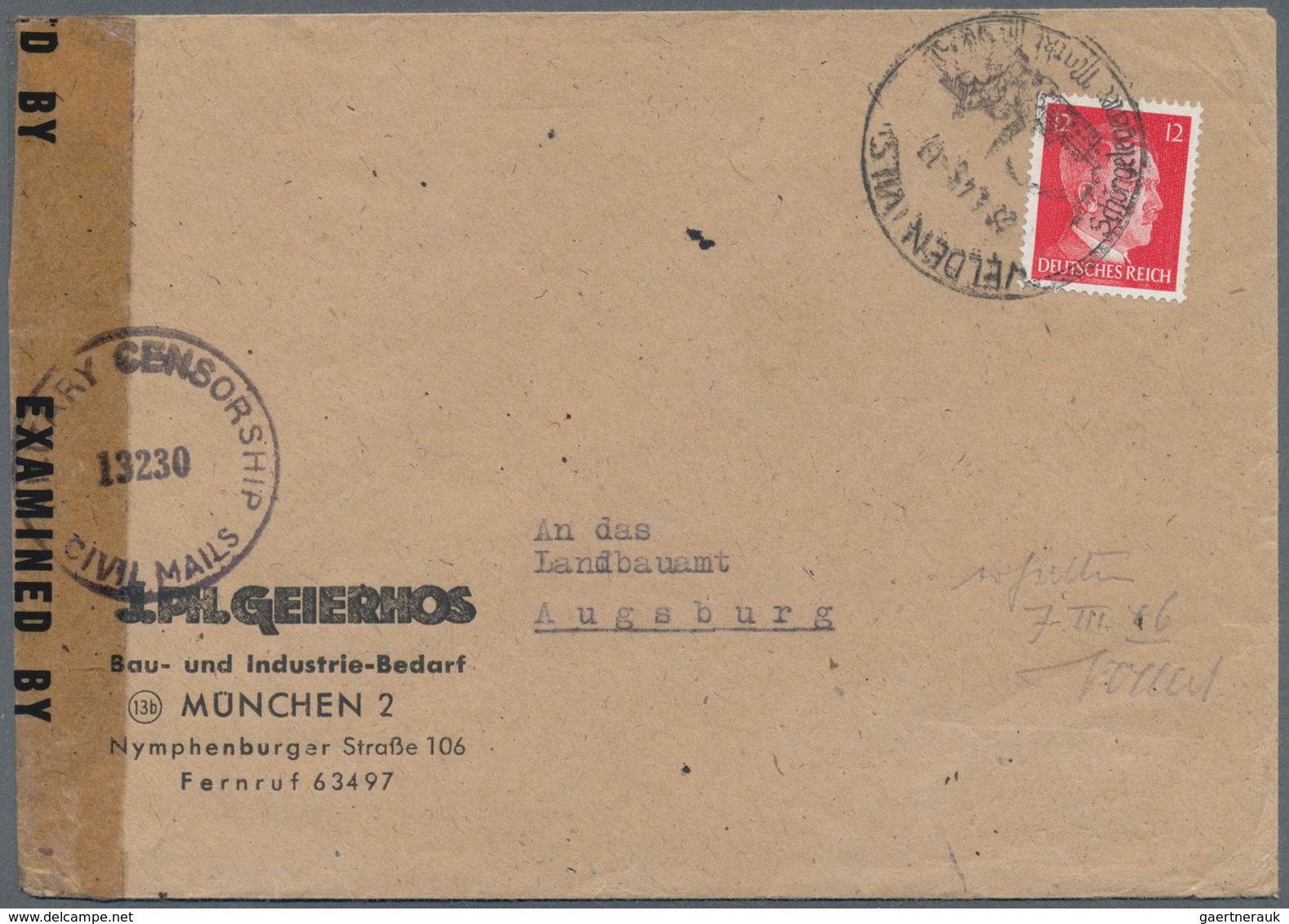 Deutschland Nach 1945: 1945/1949, WESTZONEN, Interessante Dokumentation Der Entwicklung Des Postverk - Sammlungen