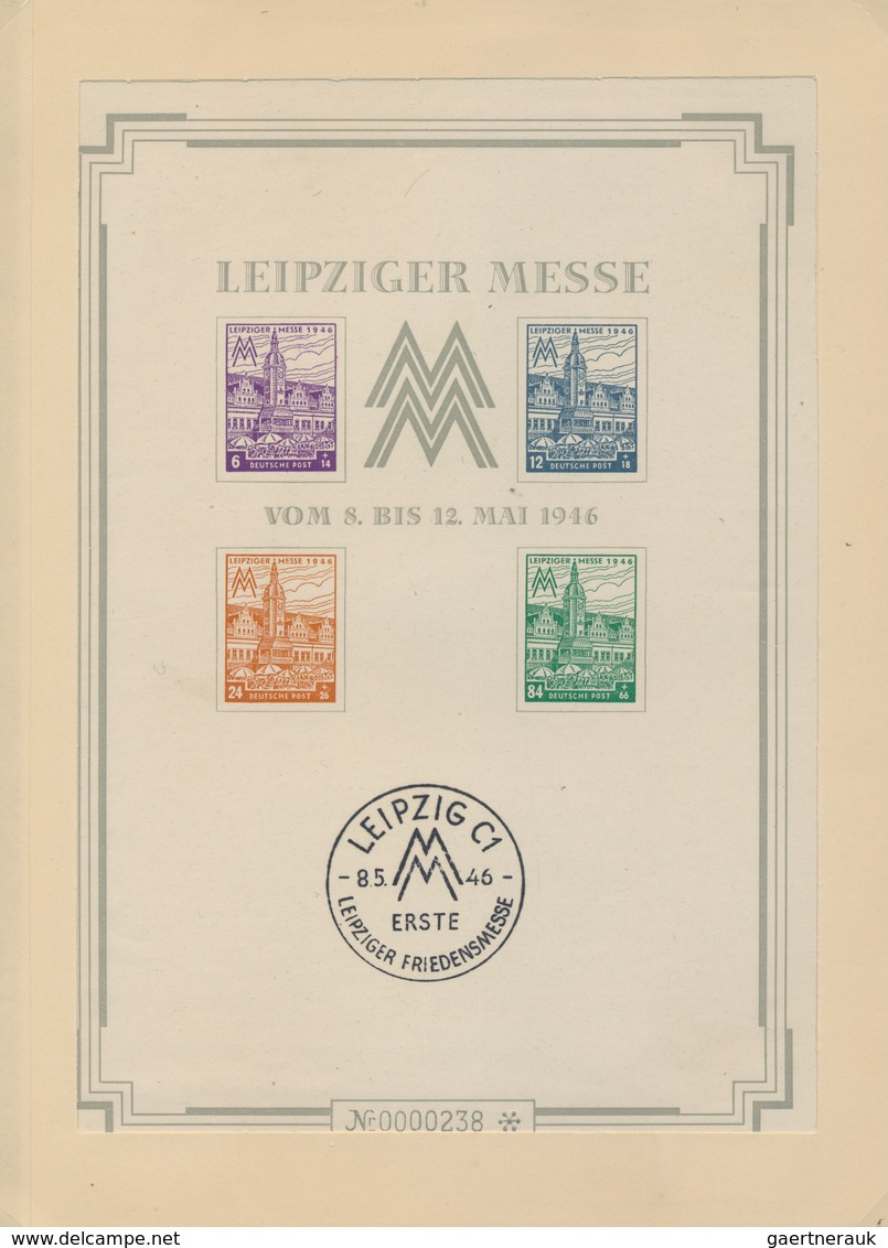 Deutschland Nach 1945: 1945/1955, Praktisch Ausschließlich Postfrisch Geführte Sammlung Auf Alten Le - Collections