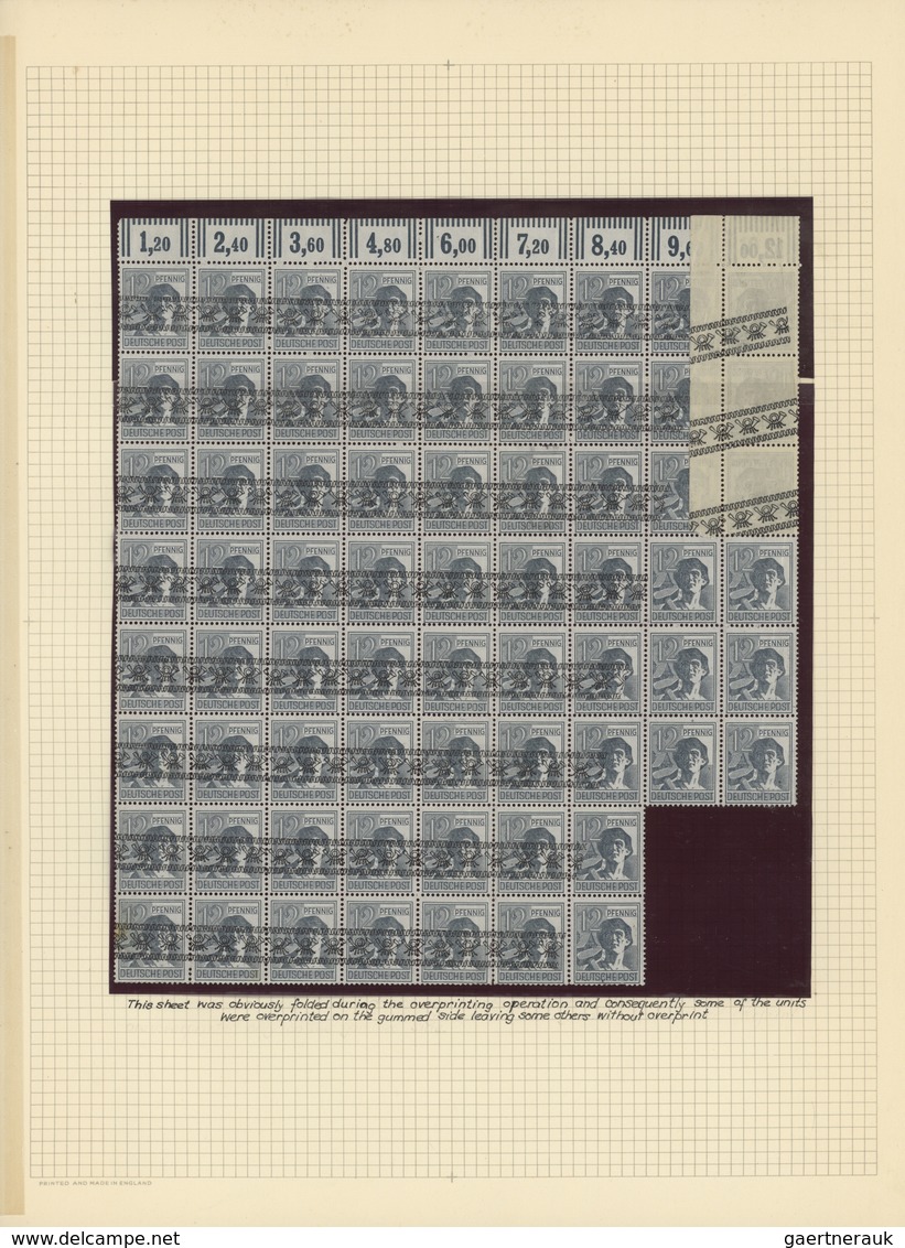 Deutschland Nach 1945: 1945/1956, Gehaltvolle Sammlung Der Westzonen Im Großen Album Individuall Auf - Sammlungen