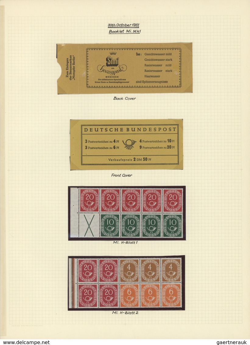 Deutschland Nach 1945: 1945/1956, Gehaltvolle Sammlung Der Westzonen Im Großen Album Individuall Auf - Colecciones