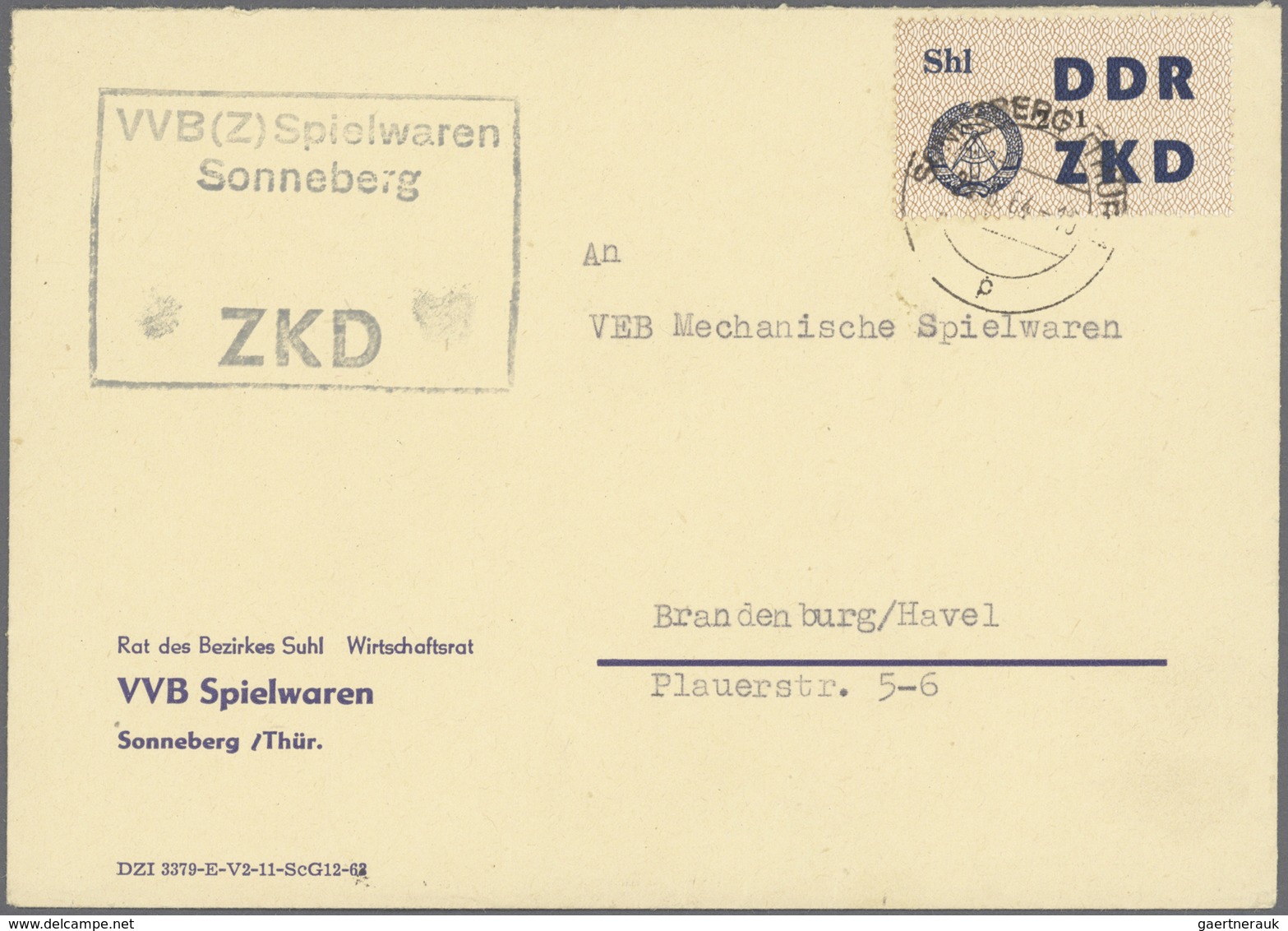 Deutschland Nach 1945: 1945/1965 (ca.), Posten Mit Hunderten Briefen, Karten Und Ganzsachen, Dabei S - Sammlungen