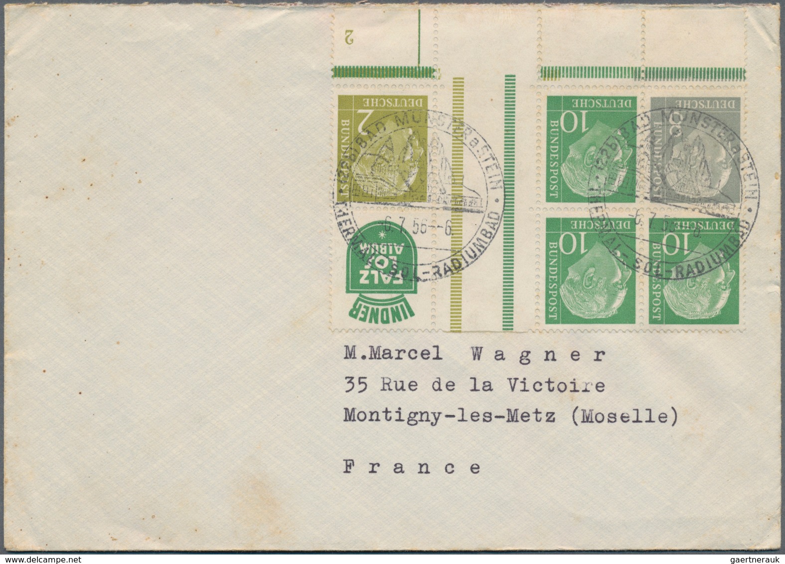 Deutschland Nach 1945: 1946/1956, Partie Von 39 Briefen Und Karten, Dabei Berlin Mit Netten Frankatu - Sammlungen