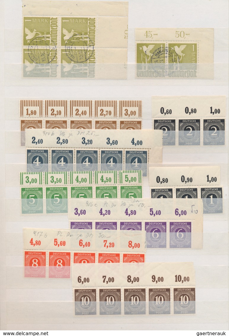 Alliierte Besetzung - Gemeinschaftsausgaben: 1946/1948, Meist Postfrische Spezial-Sammlungspartie Zi - Sonstige & Ohne Zuordnung