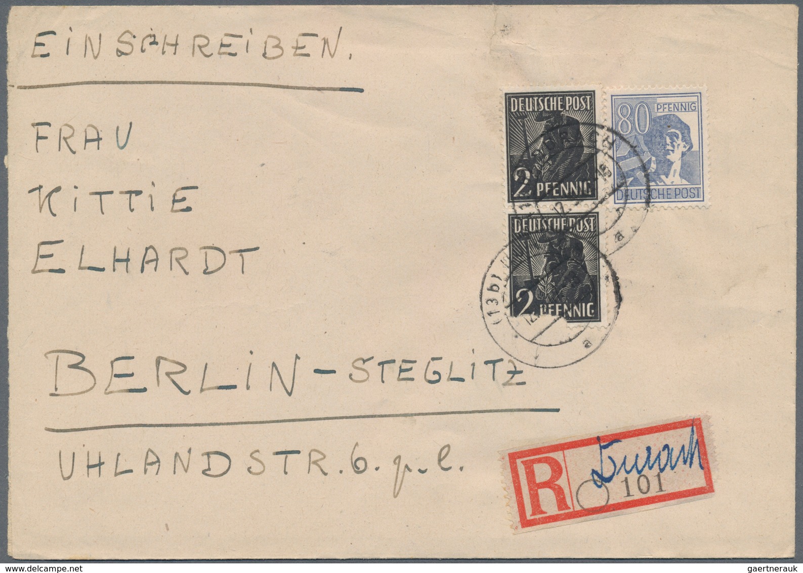 Alliierte Besetzung - Gemeinschaftsausgaben: 1946/1948, Umfangreicher Bestand Von Ca. 450 Briefen Da - Sonstige & Ohne Zuordnung