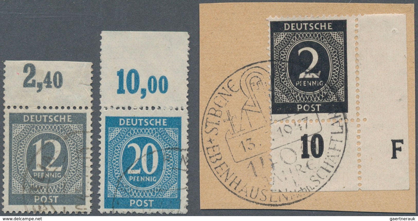 Alliierte Besetzung - Gemeinschaftsausgaben: 1947-1948, Sammlung Der Zifferserie In Zwei Bänden, Dab - Other & Unclassified