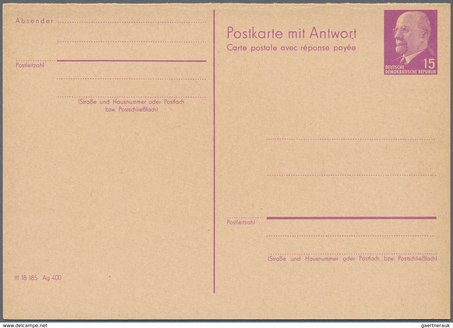 Sowjetische Zone Und DDR: 1945 - 1990, Sammlung Von über 65 Belegen Mit Nachkriegsausgaben Ost Und W - Sammlungen