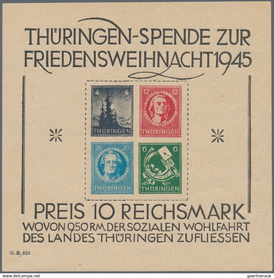 Sowjetische Zone Und DDR: 1945/1956, Interessante, Meist Postfrische Und Gestempelte Partie Blockaus - Sammlungen