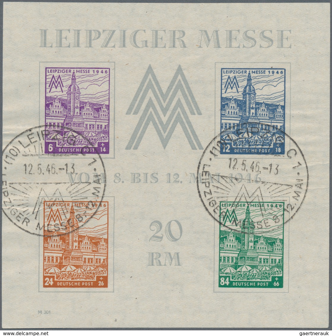 Sowjetische Zone Und DDR: 1945/1956, Interessante, Meist Postfrische Und Gestempelte Partie Blockaus - Sammlungen