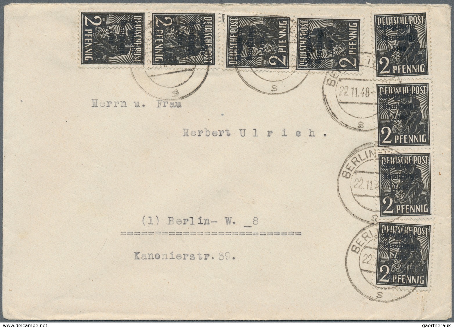 Sowjetische Zone Und DDR: 1945-1951, Belegeposten SBZ/DDR Mit Mehr Als 70 Belegen, Dabei Briefe, Ein - Collections