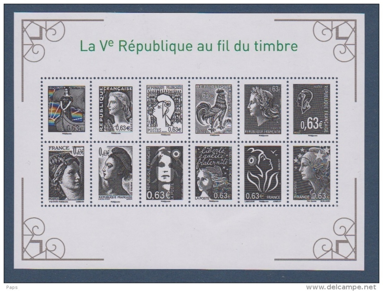 2013-N°F4781** LA Vième REPUBLIQUE AU FIL DU TIMBRE - Unused Stamps